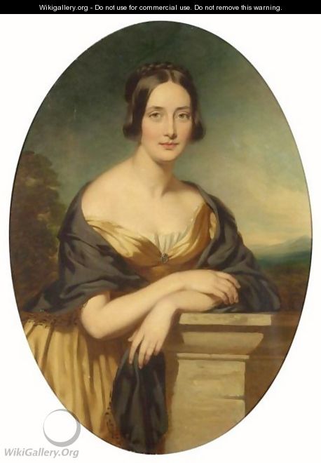 Portrait Of A Lady - Frederick Richard Say
