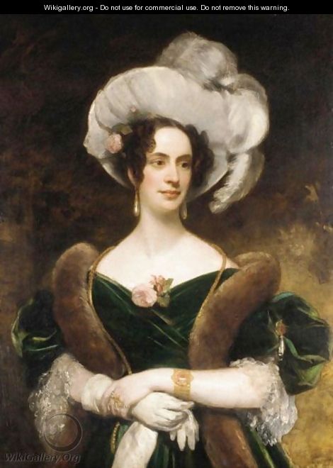 Portrait Of A Lady - (after) John Partridge