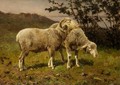 Sheep Grazing - Edouard Woutermaertens