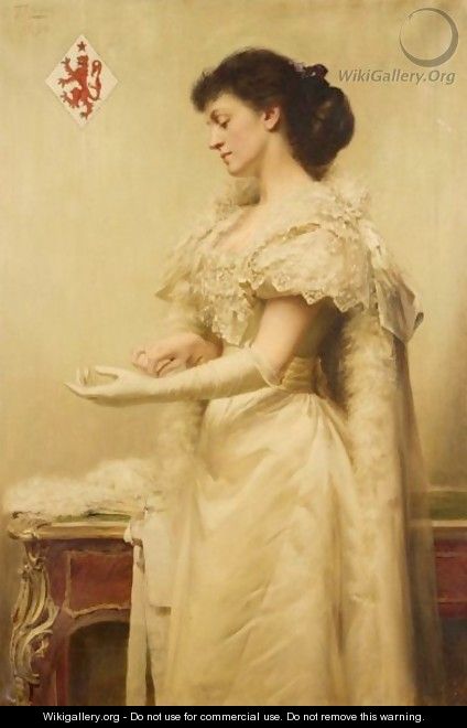 Portrait Of Amy Mary Cowper - Thomas Cowperthwait Eakins