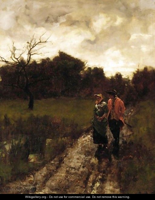 An Evening Stroll - Henry John Yeend King