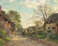 The Village Lane - William Mark Fisher