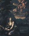 The Penitent Magdalene In A Landscape - Girolamo Troppa