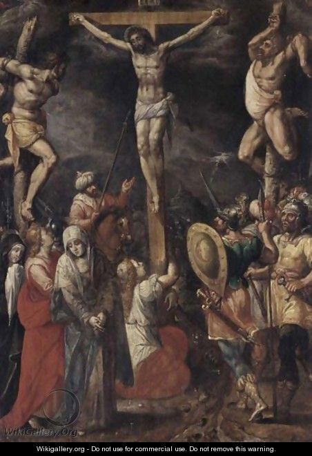 The Crucifixion 3 - (after) Frans II Francken