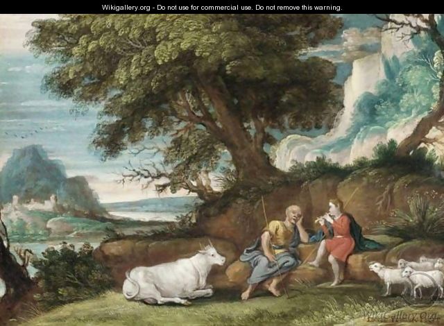 Mercury And Argos - (after) David The Elder Teniers