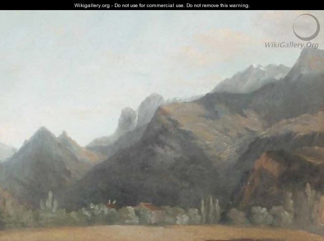 Mountainous Wooded Landscape - (after) Jean-Joseph-Xavier Bidauld