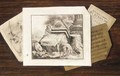 Still Life Of Prints And A Sheet Of Music Pinned To A Wood Panel - North-Italian School