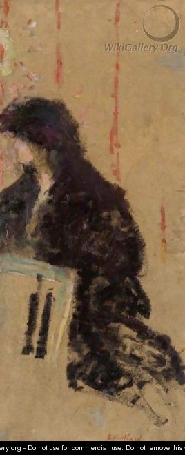 La Robe Sombre - Edouard (Jean-Edouard) Vuillard