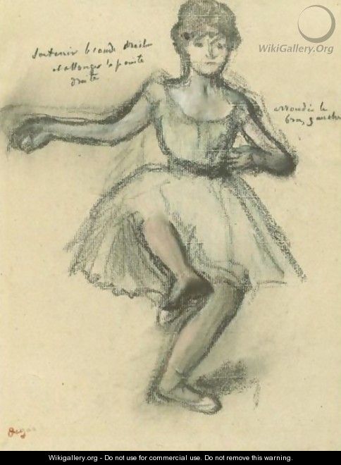 Etude De Danseuse 2 - Edgar Degas
