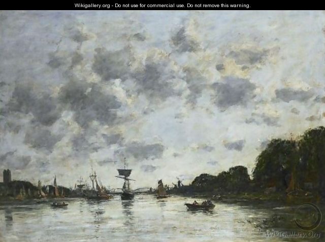 La Meuse A Dordrecht - Eugène Boudin