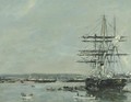 Le Havre, La Corvette Russe A L'Ancre - Eugène Boudin