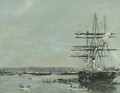 Le Havre, La Corvette Russe A L'Ancre - Eugène Boudin