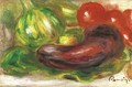Courgettes, Tomates Et Aubergine - Pierre Auguste Renoir