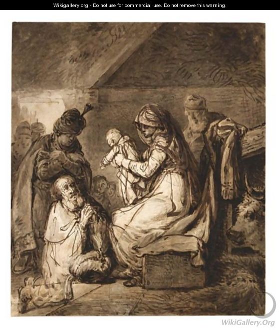 Adoration Of The Magi - (after) Harmenszoon Van Rijn Rembrandt