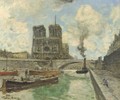 Paris La Seine, Les Quais Notre Dame - Frank Myers Boggs