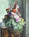Interieur Au Bouquet De Fleur - Henri Lebasque