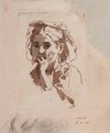 Studies Of A Head Of A Young Girl - Jacob Henricus Maris