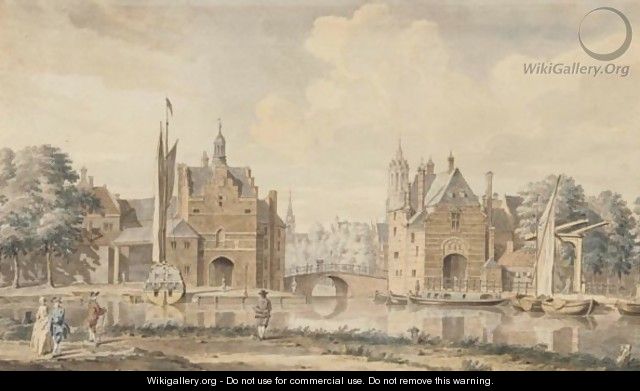 A View Of Delft From The South - Dutch School
