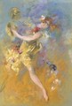 Danseuse Aux Cymbales - Jules Cheret