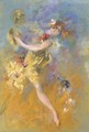 Danseuse Aux Cymbales - Jules Cheret