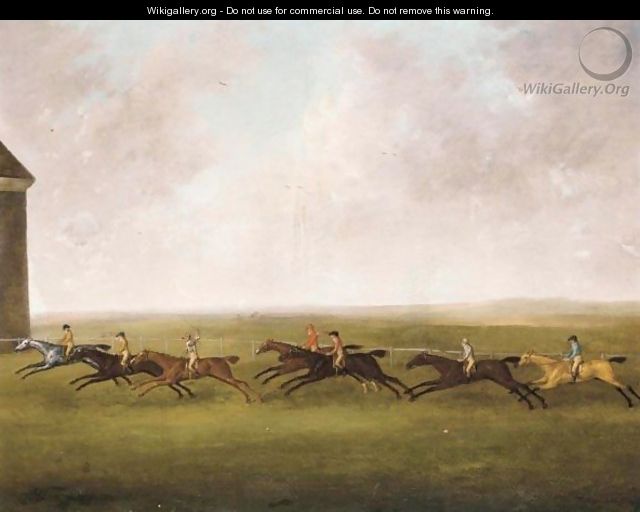 A Race At Newmarket - Francis Sartorius