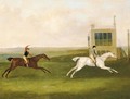 The Duke Of Bedford's Grey Diomed Beating H.R.H The Prince Of Wales's Traveller Over The Beacon Course At Newmarket For 500gns, 8th May 1790 - John Nost Sartorius