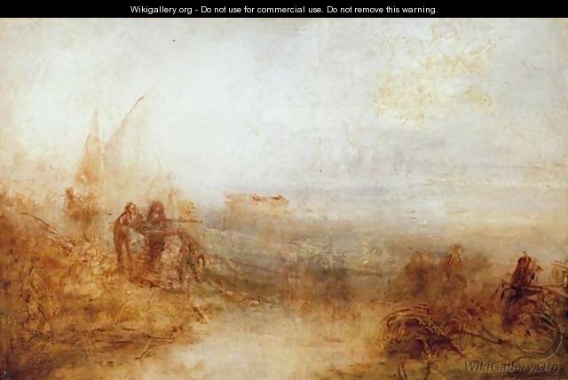 Wreckers On The Coast Sun Rising Through The Mist - Joseph Mallord William Turner