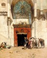 An Ottoman Portico - Alberto Pasini