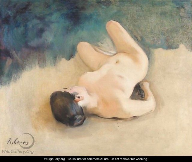 Desnudo (Nude) - Ramon Casas Y Carbo