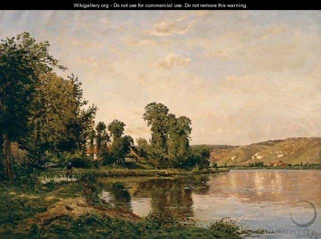 La Riviere A Pont Sur Yonne - Hippolyte Camille Delpy