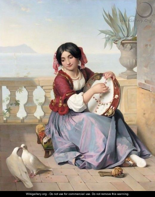The Tambourine Player - Guillaume Bodinier