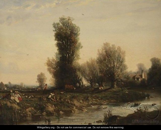 Sunday In The Country - Nicolas Louis Cabat