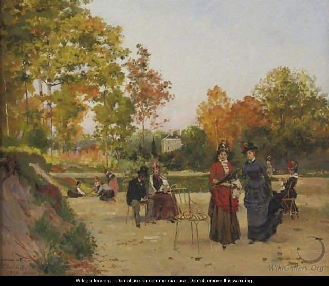 Promenade Au Jardin - Paul-Emile Berton