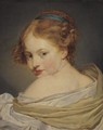 Portrait Of A Young Woman - (after) Greuze, Jean Baptiste
