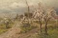 Landscape With Trees In Blossom - (after) Iulii Iul'evich (Julius) Klever