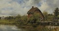 The Old Mill Stream Cottage - Frederick Waters Watts