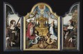 A Triptych Representing The Fountain Of Life - (after) Bruges