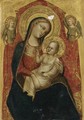 Madonna And Child With Two Angels - Bicci Di Lorenzo