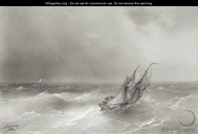 High Seas - Ivan Konstantinovich Aivazovsky