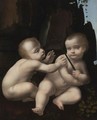 The Christ Child With The Infant St. John The Baptist - Marco D'Oggiono