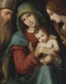 Madonna And Child With A Bishop Saint And Saint Catherine Of Alexandria - Gian Francesco Tura