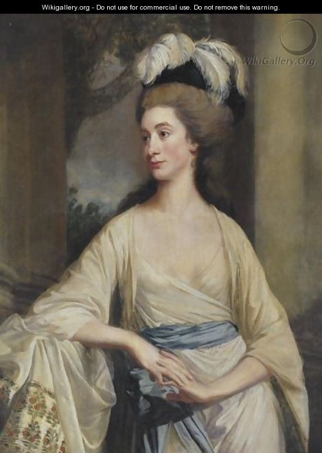 Portrait Of Eliza Fitzgerald - Sir Nathaniel Dance-Holland