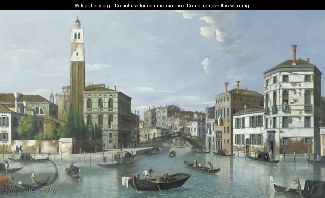 View Of The Grand Canal, Venice, With San Geremia And The Entrance To The Cannaregio - William James