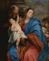 Holy Family With An Angel, Perhaps The Rest On The Flight Into Egypt - Sir Anthony Van Dyck
