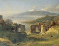 View Of The Theatre Of Taormina (Sicily) - Achille-Etna Michallon