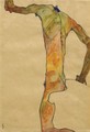 Mannlicher Akt (Male Nude) - Egon Schiele