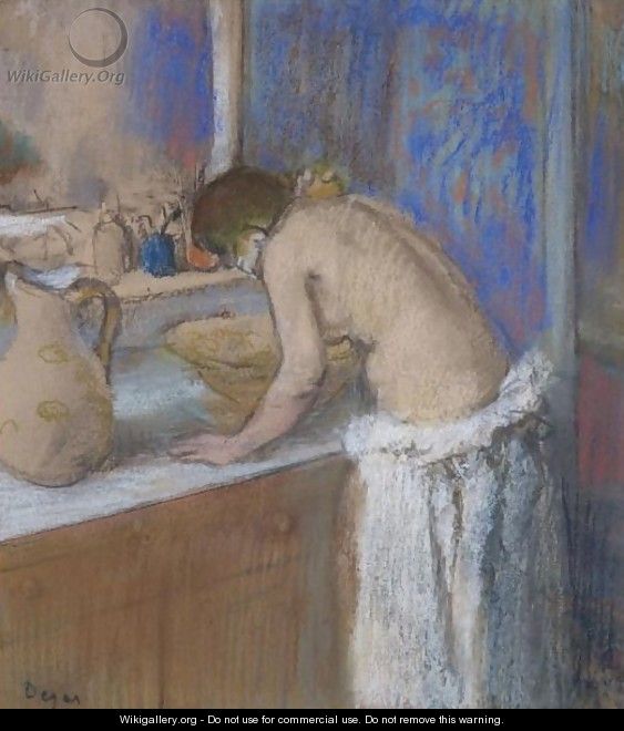La Toilette, Fillette - Edgar Degas