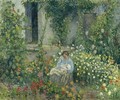 Julie Et Ludovic-Rodolphe Pissarro Dans Les Fleurs - Camille Pissarro
