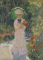 Camille A L'Ombrelle Verte - Claude Oscar Monet