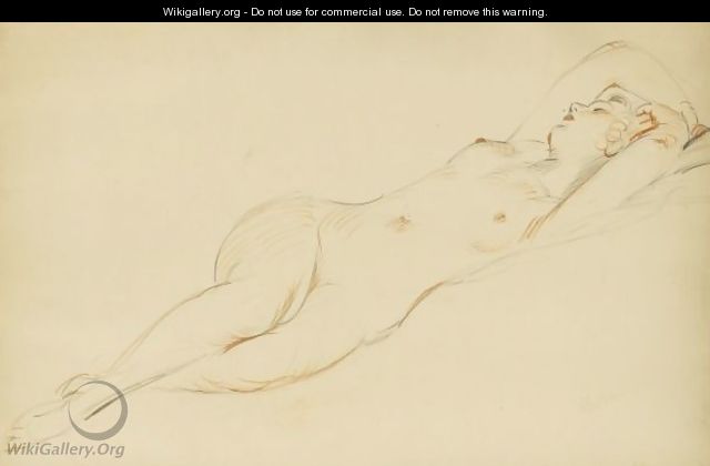 Sleeping Nude - Paul Cesar Helleu